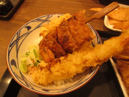 Tendon Seafood Rice Marugame Udon