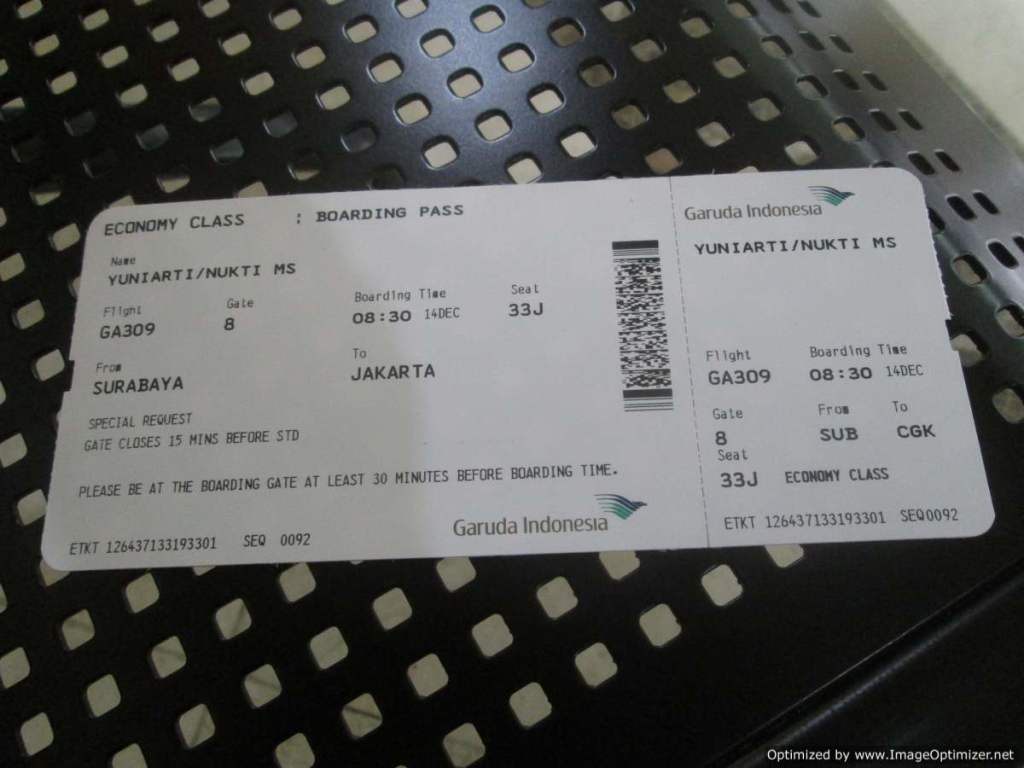 Check-in Garuda Indonesia