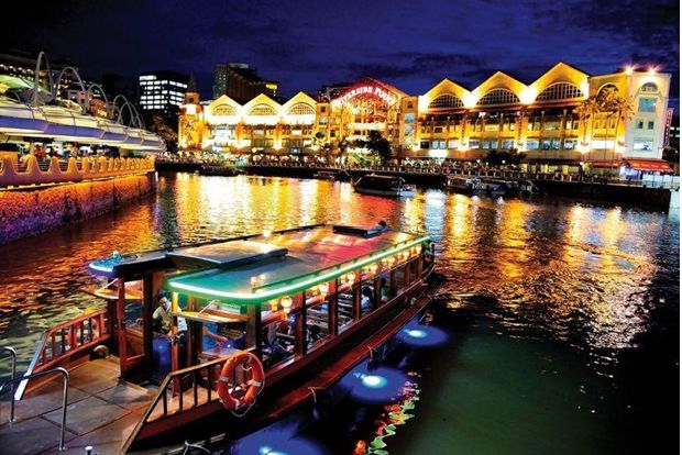 Singapore River Cruise at Night