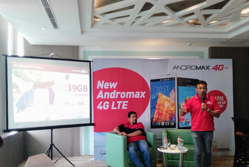 Launching 3 Andromax 4G LTE seri baru, Smartfren guyur Gratis Internet Setahun!