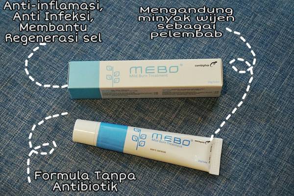 Mebo untuk mengatasi luka bakar