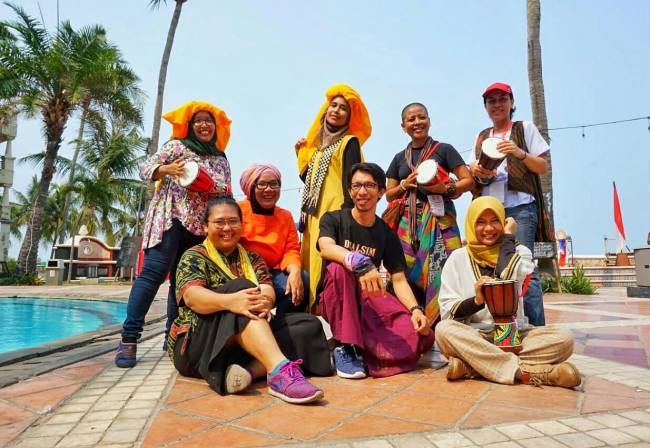 Seni Rampak Bedug di Anyer Banten