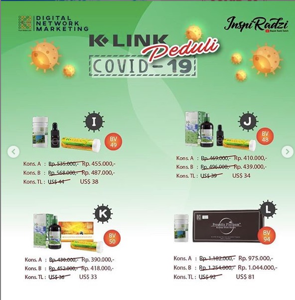 Program K-Link Peduli Covid-19