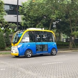 First Autonomous Vehicle BSD City